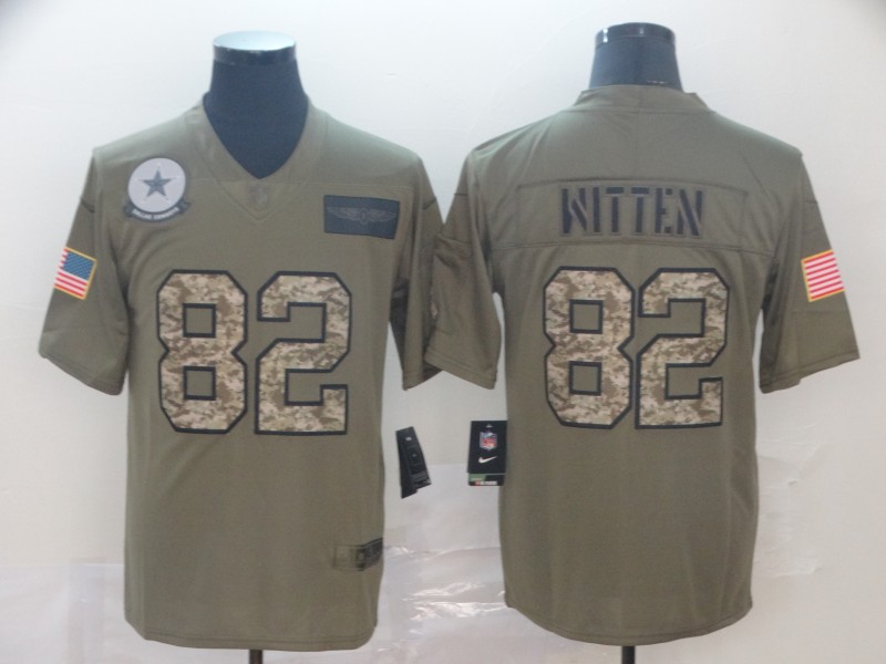 Men's Dallas Cowboys Jason Witten #82 Brown Jersey